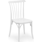 Tilia Gozo Polipropilen Sandalye Süt Beyaz - Bahçe, Balkon, Teras, Dış Mekan, Kafe, Restoran İçin
