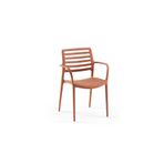 Tilia Louise-Xl Polipropilen Kollu Sandalye Terrakota - Bahçe, Balkon, Dış Mekan, Kafe, Restoran İçin