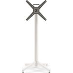 Tilia Moon Katlanır Bar Masa Ayağı 49 cm Süt Beyaz - Bahçe, Balkon, Kafe, Restoran, Dış Mekan Için