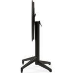 Tilia Moon Katlanır Masa Ø60 cm Siyah - Bahçe, Balkon, Kafe, Restoran Için, Iç ve Dış Mekan