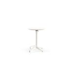 Tilia Moon Polipropilen Katlanır Masa Ø60 cm Beyaz - Bahçe, Balkon, Kafe, Restoran, İç ve Dış Mekan İçin