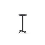 Tilia Moon Polipropilen Sabit Bar Masası Ø60 cm Antrasit - Bahçe, Balkon, Kafe, Restoran, Dış Mekan İçin