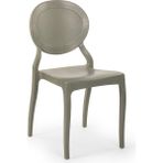 Tilia Rotus Polipropilen Sandalye Çimento Gri - Bahçe, Balkon, Dış Mekan, Kafe, Restoran İçin