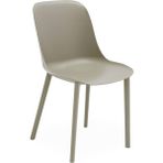 Tilia Shell-P Polipropilen Sandalye Çimento Gri - Bahçe, Balkon, Dış Mekan, Kafe, Restoran İçin