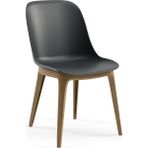 Tilia Shell-Wp Polipropilen Sandalye Antrasit - Bahçe, Balkon, Dış Mekan, Kafe, Restoran Için - Antrasit - Kahverengi