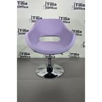 Tiliaoffice Monaco Kuaför Çalışma Koltuğu - Tepsi Ayak V5 - Lila