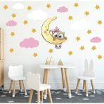 Tilki Dünyası Bulutlar Çocuk Odası Sticker