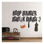 Tilki Dünyası Hoop Birader Askılık Burası Duvar Sticker