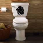 Tilki Dünyası Lion Klozet Kapağı ve Banyo Sticker