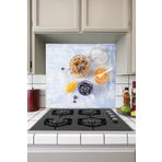 Tilki Dünyası Mutfak Ocağı Arkası Sağlıklı Kahvaltılar Sticker