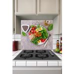 Tilki Dünyası Mutfak Ocağı Arkası Salata Sticker