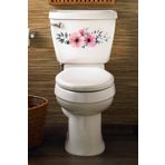 Tilki Dünyası RNKLCCKLR0 Renkli Çiçekler Klozet Kapağı ve Banyo Sticker