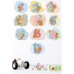 Tilki Dünyası Sevimli Ayıcıklar Sayılar Çocuk Odası Duvar Sticker