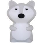 Tilki Lambası USB Karikatür Silikon Rgb Çocuklar Çocuklar Için LED Gece Işık Bebek Hediye | LED Gece Işıkları (Yurt Dışından) - Gri