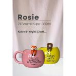 Tilki Ve Ayı Figürlü Seramik Kupa 350 Ml