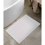 Tilos Jakarlı Ayak Havlusu Beyaz 50x80 2222 - 50 x 80 cm