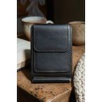 Tılsım Tekno Isme Özel Hakiki Deri Cüzdan – El Yapımı, Kişiselleştirilebilir, 10 Kart Bölmeli, Ince ve Şık Tasarım, Erkek Minimal Cüzdan (8X10 Cm) - 0 - Siyah - Hitit Pro