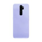 Tılsım Tekno Oppo A5 2020 Kılıf Kamera Korumalı Silikon Rubber Arka Kapak - Lila
