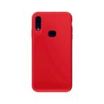 Tılsım Tekno Samsung Galaxy A10S Kılıf Kamera Korumalı Silikon Rubber Arka Kapak - Kırmızı