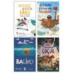 Timaş Çocuk 2-3-4. Sınıf Kitap Seti / Aceleci Ayıcık Babu - Benim Zürafam Uçabilir - Balino - Göğe Tırmanan Çocuk
