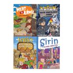 Timaş Çocuk 3. 4. Sınıf Okuma Seti 4 Kitap Mert İle Kamil-Kağan Kayıp Parçaların İzinde-Levent Hititten Mısıra