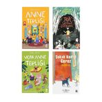 Timaş Çocuk 4-5-6.Sınıf Okuma Seti Anne Terliği Uçan Anne Terliği Top Yutan Ormanı Sokak Kedisi Çerez 4 Kitap