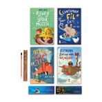 Timaş Çocuk Benim Zürafam Uçabilir - Uzaya Giden Tren - Çantamdan Fil Çıktı - Ayvayı Yedik Müzesi Set 4 Kitap