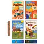 Timaş Çocuk Bir Günlük Kral - Bay Tekir Ve Onun Tuhaf Kuralları - Faruk Serisi Set 4 Kitap