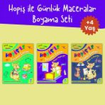 Timaş Çocuk Hopiş ile Günlük Maceralar Boyama Seti (3 Kitap) - 4-6 Yaş