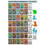 Timaş Çocuk Levent Türkiye'yi Geziyorum 1 - 2 - 3 - 4 -5 - 6 - 7 Set (8+ Yaş) 35 kitap