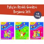 Timaş Çocuk Patiş’in Renkli Günleri Boyama Seti (3 Kitap) - 4-6 Yaş