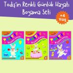 Timaş Çocuk Todiş’in Renkli Günlük Hayatı Boyama Seti (3 Kitap) -4-6 Yaş