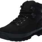 Timberland Deri + Tekstil Siyah Erkek Bot Euro Hiker MID LACE UP BOOT, 45, 5003184994006