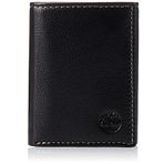Timberland Erkek Deri Trifold Wallet with Id Window Seyahat Aksesuarı Üç Katlı Cüzdan, Siyah (Blix), Ölçü Birimi