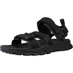 Timberland Erkek Garrison Trail Dokuma Askılı Sandalet, Jet Siyah, 12