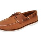 Timberland Erkek Klasik Tekne 2 Gözlü Deri Ayakkabı, Turuncu, 9 UK Wide