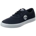 Timberland Erkek Low Lace Up spor ayakkabısı, Koyu mavi tuval, 44.5 EU