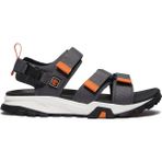 Timberland Garrison Trail BACKSTRAP Siyah Erkek Sandalet Deri Malzeme ile Orta Taban Genişliği