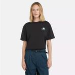 Timberland Hıke Lıfe Graphıc Short-Sleeve Tee Siyah Kadın T-Shirt - XS