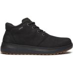 Timberland Inek Derisi + Poliüretan Siyah Erkek Bot Hudson Road Mıd Lace Up Gtx Chukka