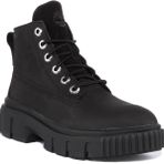 Timberland Kadın Greyfield Deri Bot, Siyah, 8 Wide