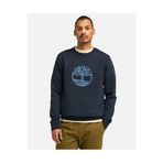 Timberland Kennebec River Tree Logo Crew Erkek Sweatshirt Dark Sapphire