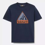 Timberland Outdoor Inspired Front Graphic T-Shirt - 04L-Lacivert