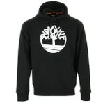 Timberland Siyah Core Tree Logo Pull Over Hoodie Erkek Günlük Sweatshirts