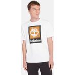 Timberland TB0A5QS21001 Colored Short Sleeve Tee Beyaz Erkek T-Shirt