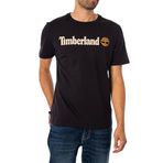 Timberland Tb0A5Upq Linear Logo Sleeve Siyah Erkek T-Shirt