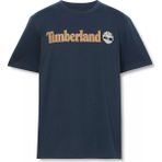 Timberland TB0A5UPQ4331 Linear Logo Short Sleeve Tee Erkek Lacivert T-Shirt
