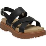 Timberland Tb0A61Tr Clairemont Way Backstrap Sandal Siyah Kadın Sandalet