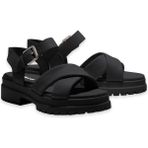 Timberland TB0A63H4Z London Vibe Backstrap Sandal Kadın Sandalet - Siyah