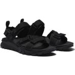 Timberland Tımberland Backstrap Sandal Tekstil Malzeme ile Erkekler İçin Kullanışlı Siyah Sandalet